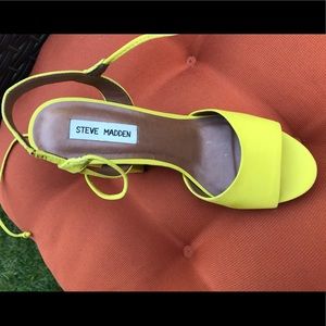 Steve Madden Yellow Sandals